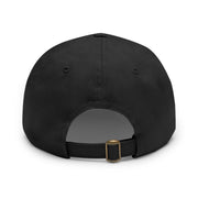 Unisex Leather Patch Baseball Hat (Round)